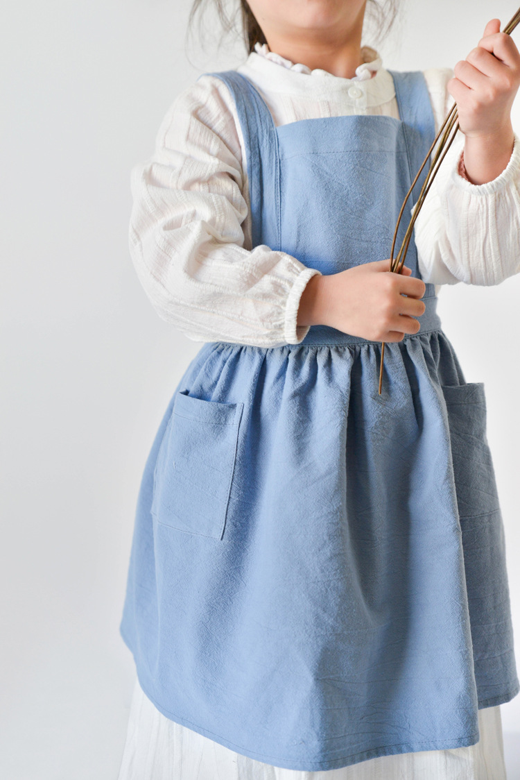 Vestido delantal de algodón pa - Kids Outdoor Kitchen Accessories reseña y precio